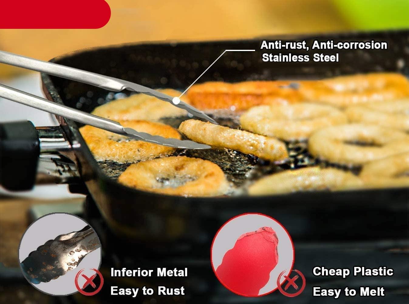 Extra Long Stainless Steel Tongs